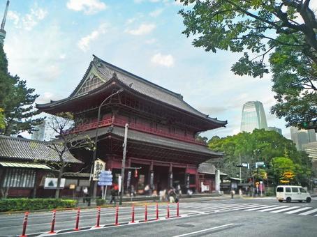 東京 増上寺 東京 増上寺 増上寺,芝公園,東京タワーの写真素材