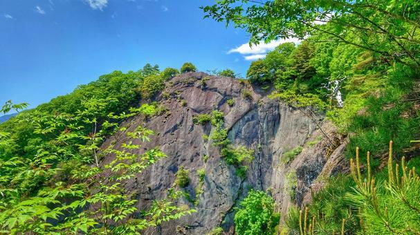 稚児落とし 稚児落とし 山,登山,景色の写真素材