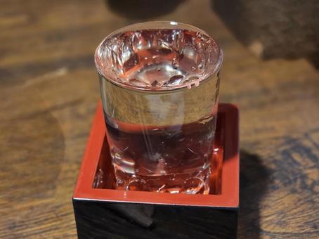 日本酒 居酒屋,酒,グラスの写真素材