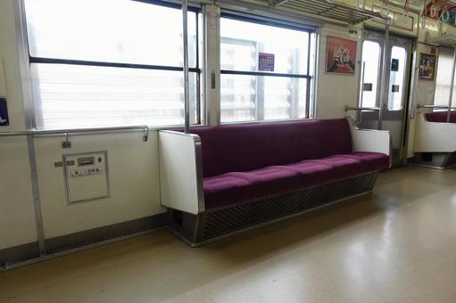 電車の座席 電車の座席 案内,サポート,補助の写真素材