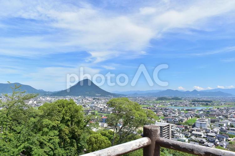 丸亀城　城内　町並み　香川 丸亀城,香川県,香川の写真素材