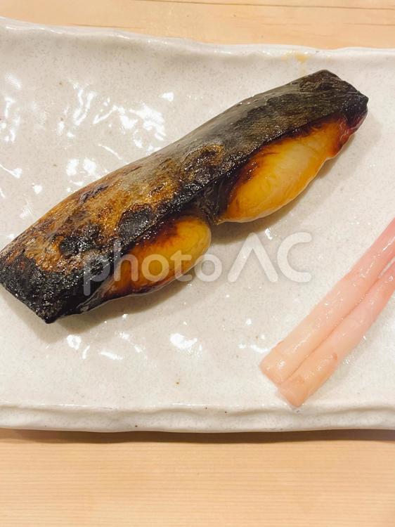 さわらの西京焼き さわら,鰆,西京焼きの写真素材