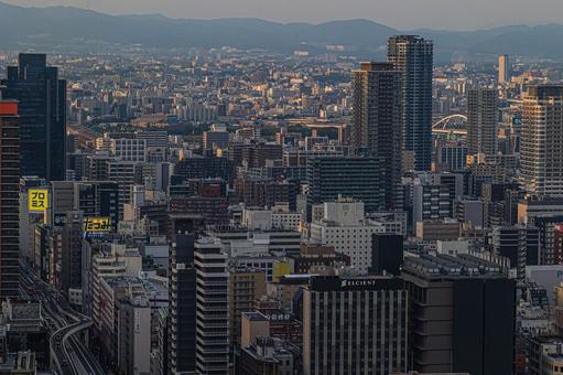 都市景観 都市景観 ステーションワン,淀屋橋,大阪の写真素材