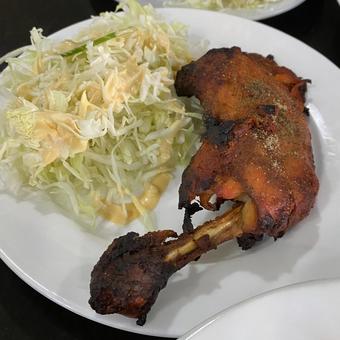 タンドリーチキン タンドリーチキン インドカレー,インド料理,タンドール窯の写真素材