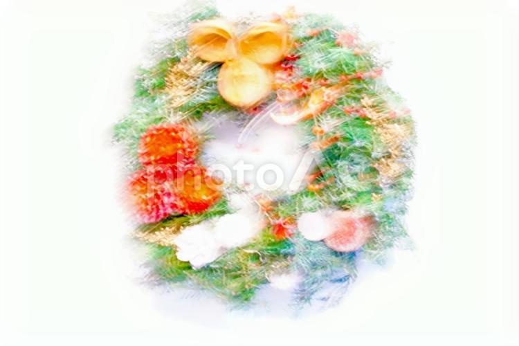 クリスマスリースのイメージ・背景素材10 クリスマス,冬,12月の写真素材