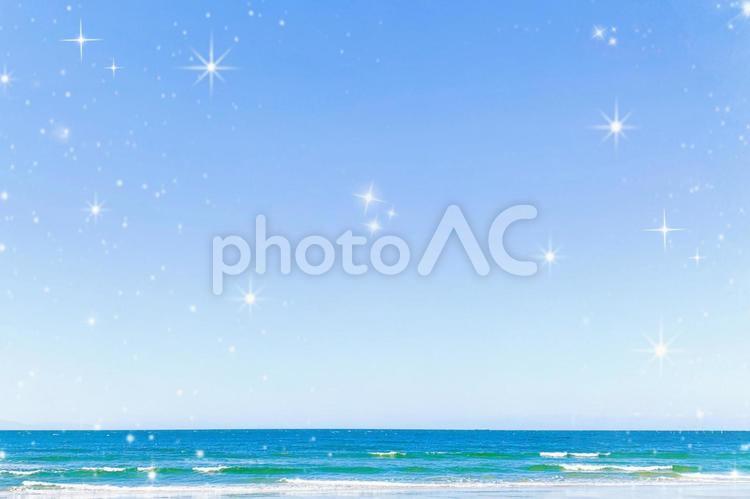 空と海の背景素材 空,海,青の写真素材