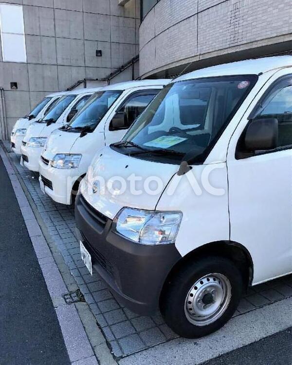 商用車 車,商用車,休日の写真素材