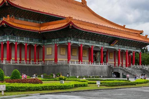 台湾・台北 国家劇場(国家両庁院) 台湾・台北 国家劇場(国家両庁院) 台湾,台北,国家劇場の写真素材