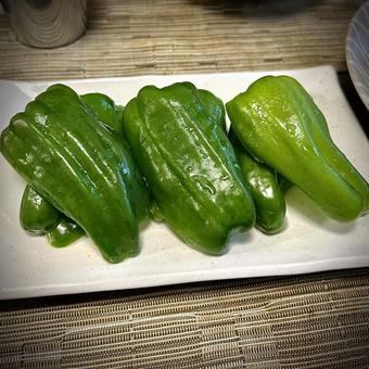 Chilled green peppers, JPG