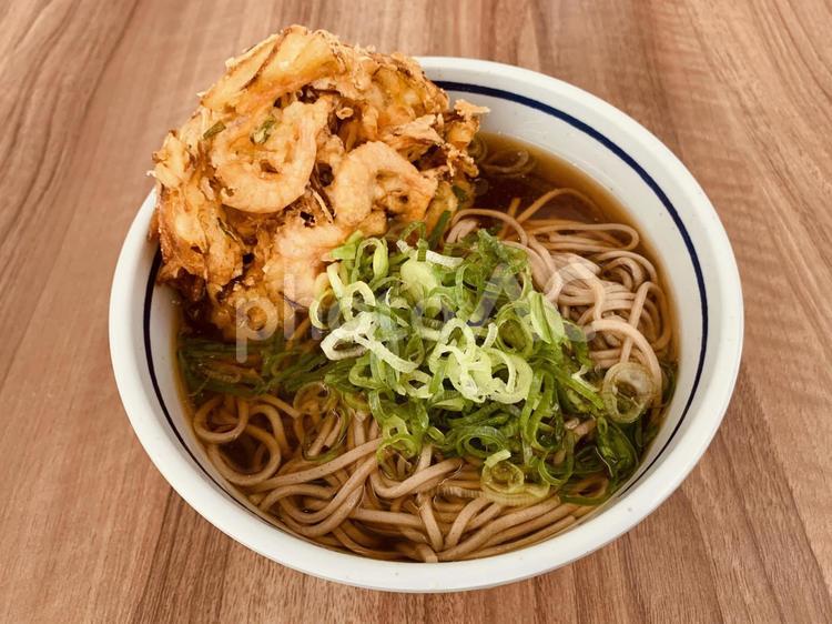 かき揚げそば＠１９ かき揚げ蕎麦,蕎麦,そばの写真素材