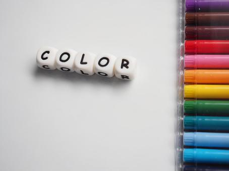 カラーペン カラーペン,ペン,筆記用具の写真素材