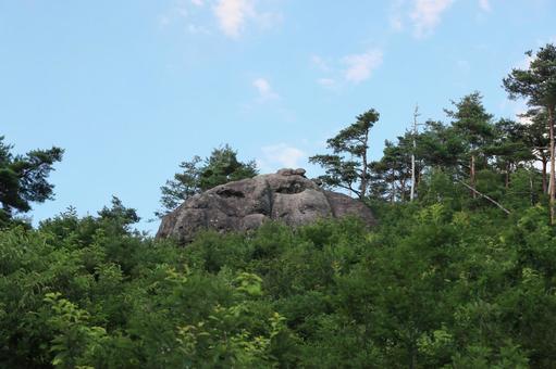 Photo, demon stone, demon face rock, stone, 