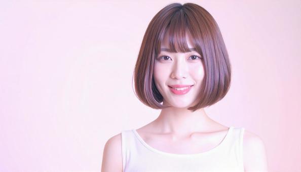 ヘアスタイルモデル:ウェーブ ヘアスタイルモデル:ウェーブの写真