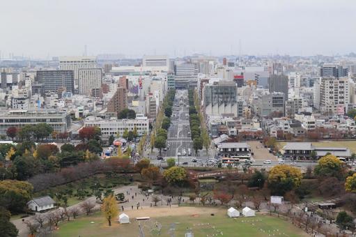 姫路城 眺望 姫路城 眺望の写真