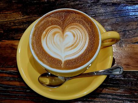 カフェラテ カフェラテ カフェラテ,コーヒー,ラテアートの写真素材
