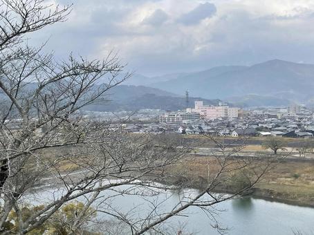 【風景写真】伊予國/大洲城tからの眺め 【風景写真】伊予國/大洲城tからの眺めの写真