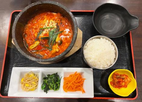 チーズタッカルビセット 居酒屋,居酒屋メニュー,韓国の写真素材