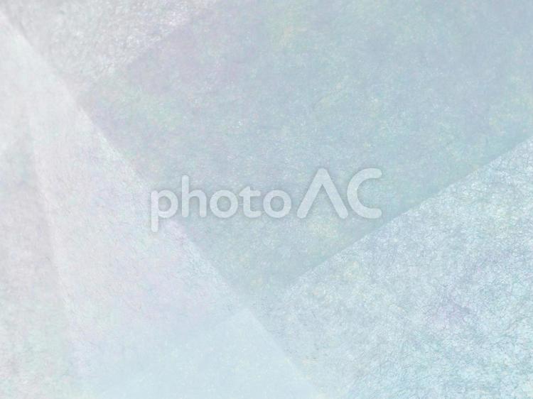 和紙　重ねた水色が混ざったグレー 和紙,紙,背景の写真素材