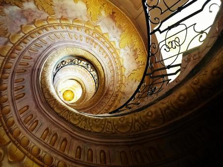 Spiral phase, schoenbrunn palace, austria, middle ages, JPG