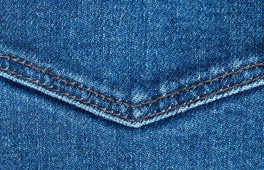 ジーンズポケットのV字ディテール ジーンズポケットのV字ディテール ジーンズ,デニム,生地の写真素材