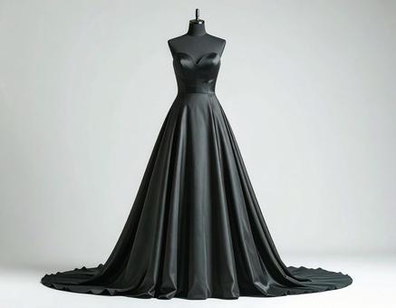 黒いドレス 黒いドレスの写真