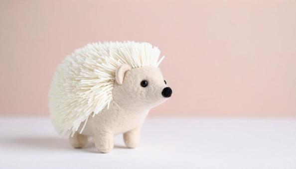 ハリネズミの人形 ハリネズミの人形の写真