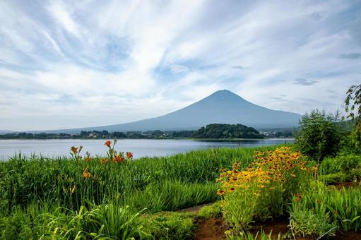 夏の富士 夏の富士の写真