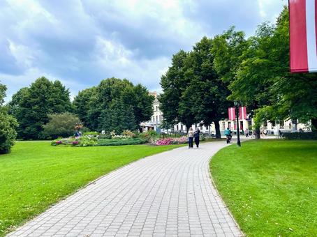 リガの公園 リガの公園 公園,リガの公園,緑の写真素材