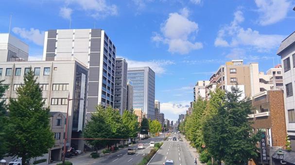 道路　-　中央区　舞鶴公園前 道路,見下ろす,街中の写真素材