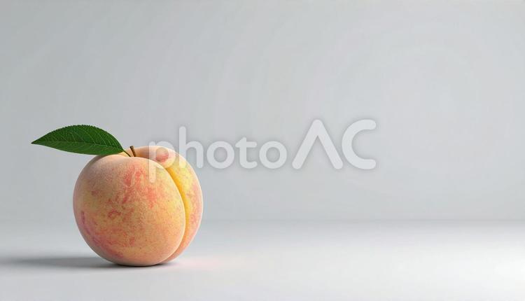 美しい桃の実 桃,ピーチ,果物の写真素材