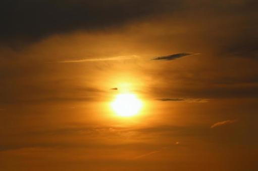 夕空 夕空の写真