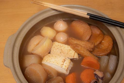 おでん おでん おでん,鍋物,冬の写真素材