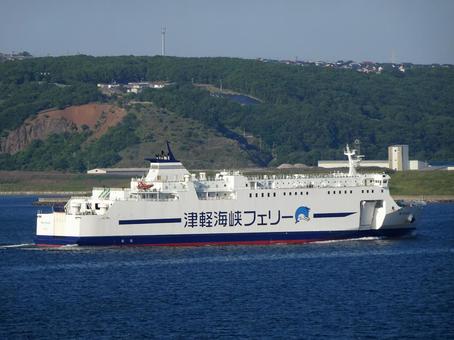 Photo, tsugaru strait ferry, blue mermaid, ferry, 