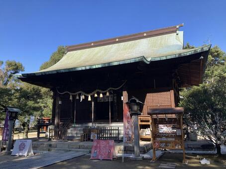 篠山神社・本殿 篠山神社,福岡県久留米市,神社仏閣の写真素材