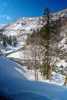 250320秋山郷清水川原 250320秋山郷清水川原の写真