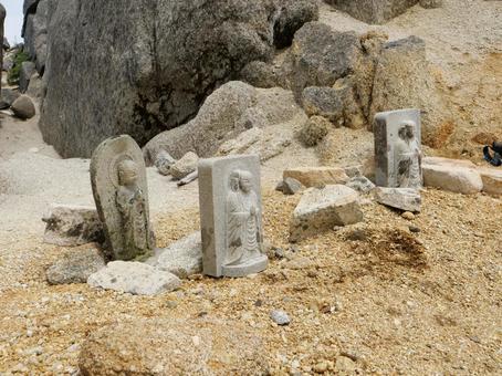 地蔵ヶ岳のお地蔵さん 地蔵ヶ岳のお地蔵さんの写真