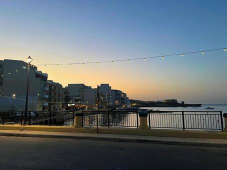ゴゾ島の景色 海,空,旅の写真素材