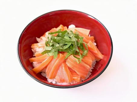 サーモン丼 サーモン丼の写真