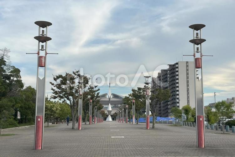 【風景写真】福山市ローズアリーナ ローズアリーナ,福山市緑町公園屋内競技場,アリーナの写真素材