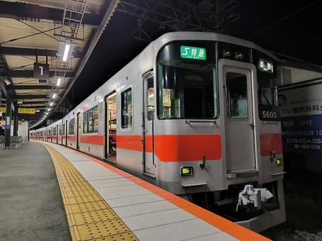 山陽電鉄、5000系、5000編成 山陽電鉄、5000系、5000編成 山陽電鉄,本線,s特急の写真素材