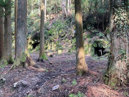 石見銀山・間歩 間歩,史跡,世界遺産の写真素材