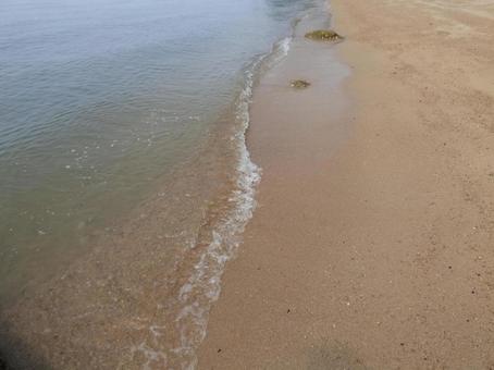 砂浜の波打ち際009 砂浜の波打ち際009の写真