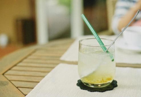 カフェのジュース カフェのジュースの写真