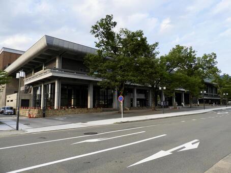 ロームシアター京都全体像 ロームシアター京都,京都会館,コンサートホールの写真素材
