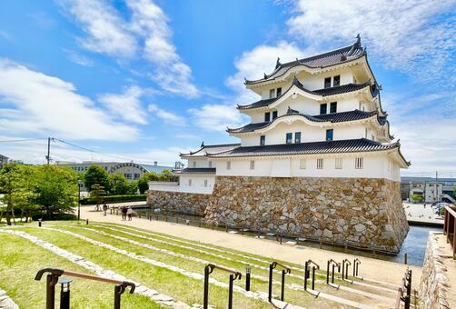【兵庫県】尼崎城 尼崎城,城,お城の写真素材