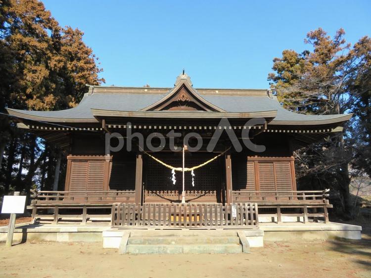 桜町二宮神社（真岡市） 桜町二宮神社,二宮神社,拝殿の写真素材