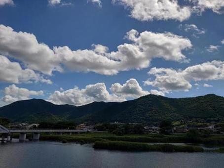 山と川と雲・日本の自然風景 山と川と雲・日本の自然風景の写真