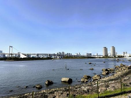 2025年春 昼間の東京お台場の風景 2025年春 昼間の東京お台場の風景 都心,さわやか,りんかい線の写真素材