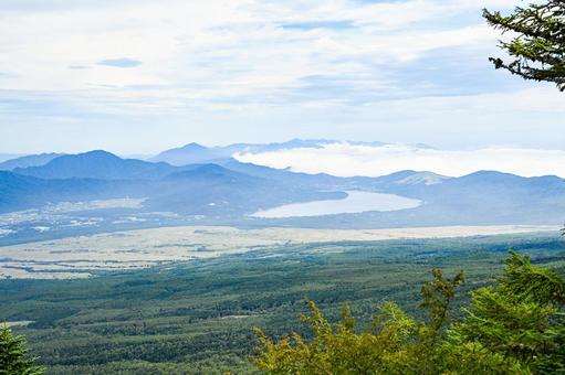 山梨・富士山五合目からの眺め の写真