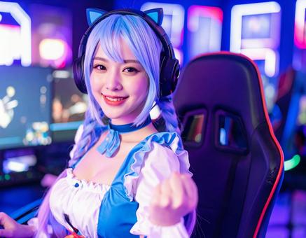 コスプレゲーマー・ネコミミ青子さん コスプレゲーマー・ネコミミ青子さんの写真